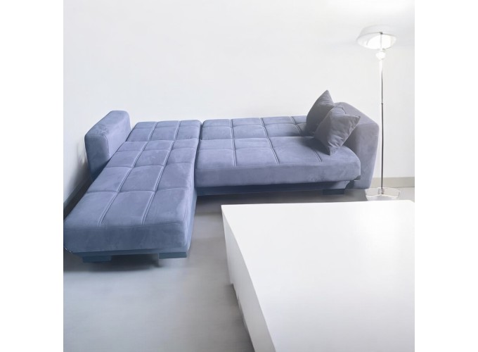 Γωνιακός καναπές-κρεβάτι New Dynamic Corner, γκρι, Νο 57-003, κωδ. 2770000006, All4home Γωνιακός καναπές-κρεβάτι New Dynamic Corner, γκρι, Νο 57-003, κωδ. 2770000006, All4home