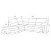 Καναπές 254/94/249 εκ. Malicia Comfort +