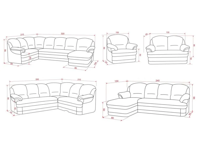Πολυθρόνα 105/95/93 εκ. Sicily