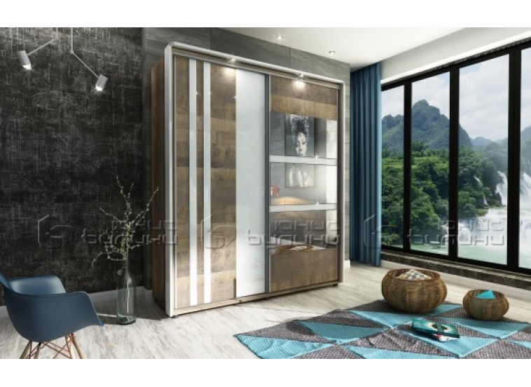 Ντουλάπα Ares, 183x62x214 εκ, Genomax Ντουλάπα Ares, 183x62x214 εκ, Genomax