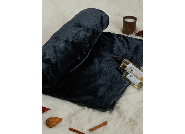 Κουβέρτα Fleece Διπλή 200x230 Μπλε, Hatzitex Κουβέρτα Fleece Διπλή 200x230 Μπλε, Hatzitex