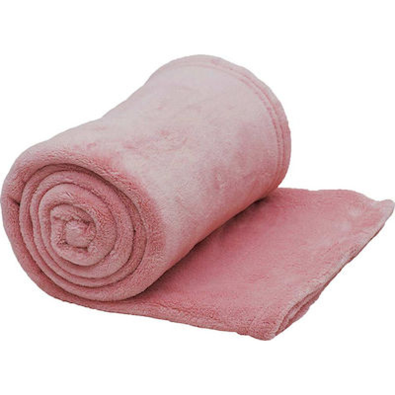Κουβέρτα Fleece Διπλή 200x230 Ροζ, Hatzitex