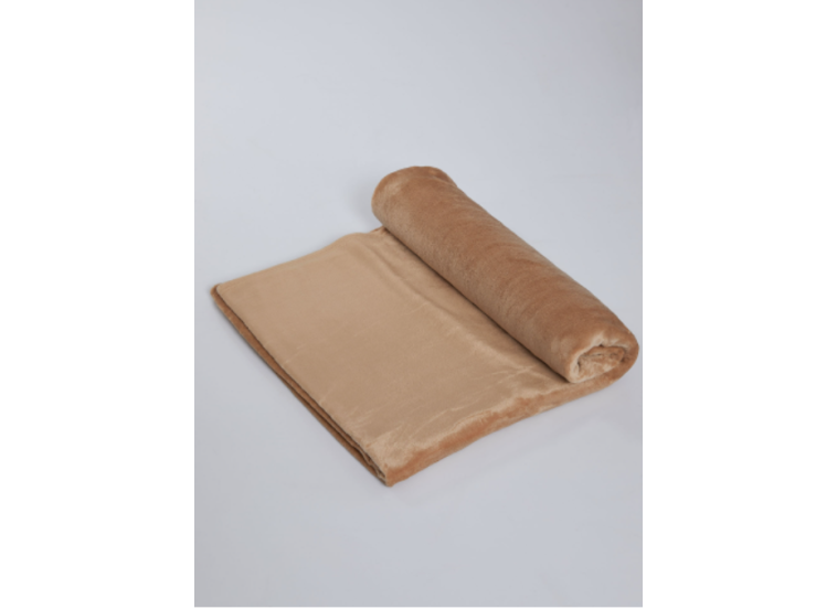Κουβέρτα Fleece Διπλή 200x230 Μπεζ, Hatzitex Κουβέρτα Fleece Διπλή 200x230 Μπεζ, Hatzitex