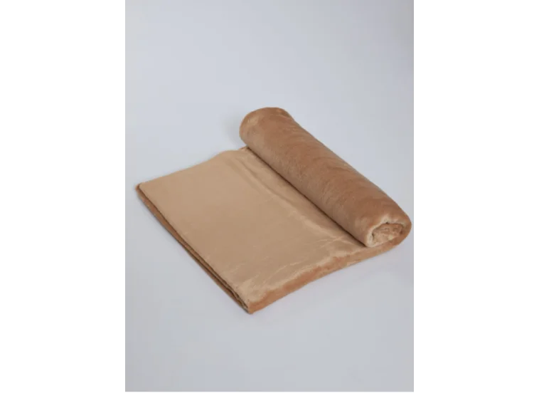 Κουβέρτα Fleece Διπλή 200x230 Μπεζ, Hatzitex Κουβέρτα Fleece Διπλή 200x230 Μπεζ, Hatzitex