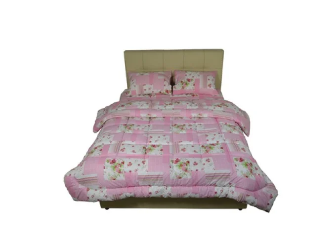 Σετ σεντόνια και Μαξιλαροθήκες Διπλά, Ροζ με λουλούδια, 200x240 εκ., Hatzitex