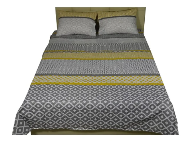 Σετ σεντόνια και Μαξιλαροθήκες Διπλά. Γκρι, 200x240 εκ., Hatzitex