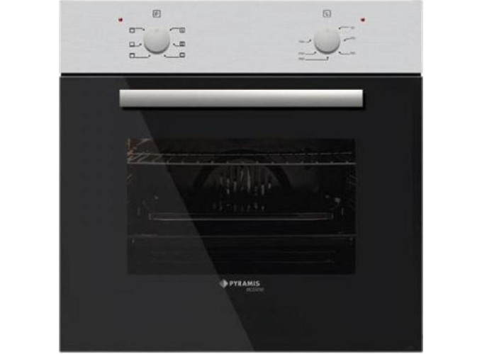  Φούρνος 60ΑΠ 1006Α Inox άνω Πάγκου 66lt χωρίς Εστίες, 034004601, Pyramis 