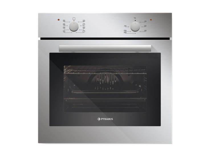 Φούρνος Άνω Πάγκου Εντοιχιζόμενος 60ΑΠ 1045, Inox, 034005301, Pyramis Φούρνος Άνω Πάγκου Εντοιχιζόμενος 60ΑΠ 1045, Inox, 66 λιτ., 59,5x59,5x57 εκ.,034005301, Pyramis