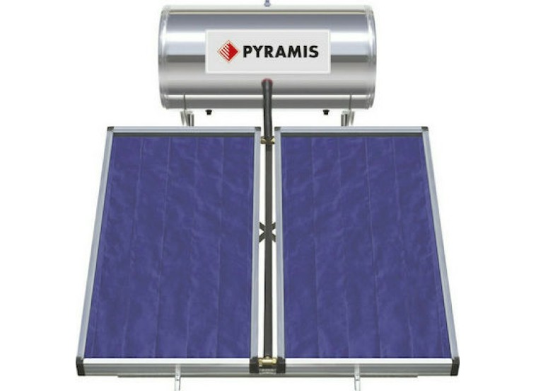 Ηλιακός θερμοσίφωνας 160lt/3m² Glass Τριπλής Ενέργειας, Pyramis Ηλιακός θερμοσίφωνας 160lt/3m² Glass Τριπλής Ενέργειας, Pyramis