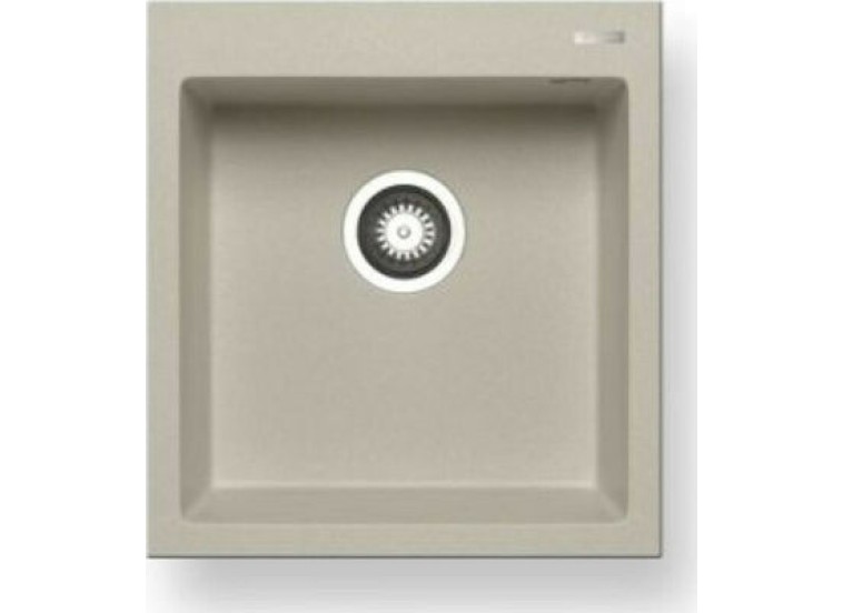Ένθετος Νεροχύτης, Istros 1B Beige, 46x50cm, Pyramis Ένθετος Νεροχύτης, Istros 1B Beige, 46x50cm, Pyramis