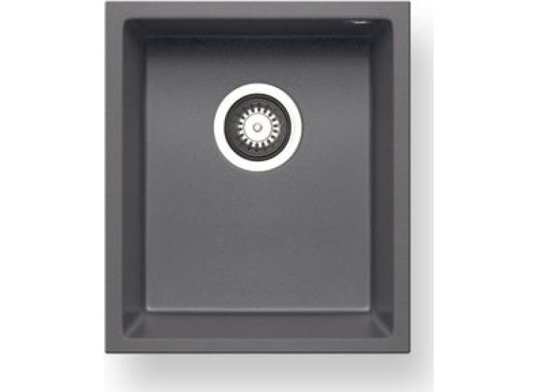 Υποκαθήμενος Νεροχύτης, Tetragon 1B Iron Grey, 38x40cm, Pyramis Υποκαθήμενος Νεροχύτης, Tetragon 1B Iron Grey, 38x40cm, Pyramis
