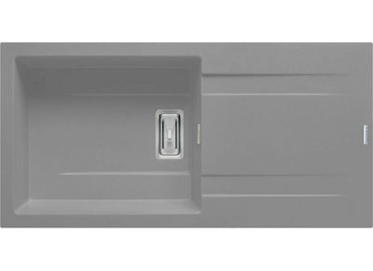 Ένθετος Νεροχύτης, Pyragranite Kartesio Plus 1B 1D Industrial Grey, 100x50cm, Pyramis Ένθετος Νεροχύτης, Pyragranite Kartesio Plus 1B 1D Industrial Grey, 100x50cm, Pyramis