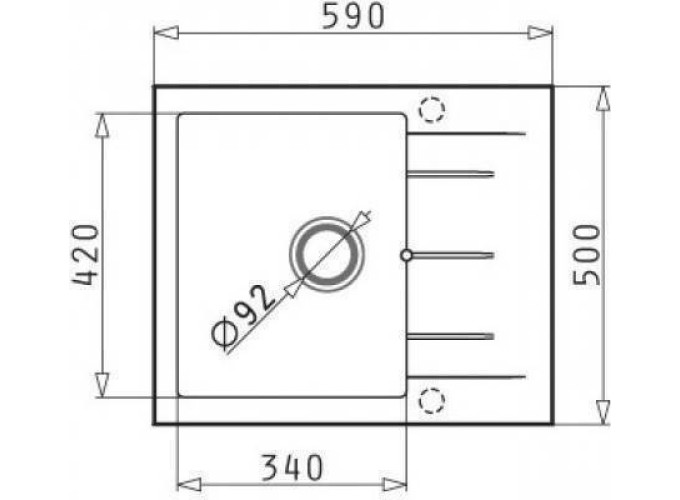 ΝΕΡΟΧΥΤΗΣ PYRAGRANITE ALAZIA 59x50 1B 1D GRAPHITE CARBON