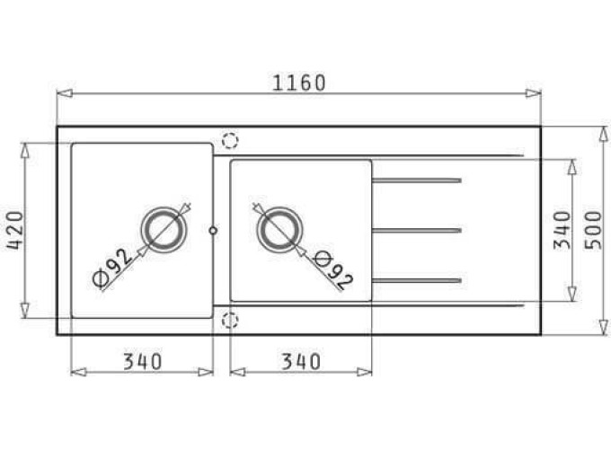 ΝΕΡΟΧΥΤΗΣ PYRAGRANITE ALAZIA 116x50 1 3/4B 1D GRAPHITE CARBON