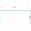 Ένθετος Νεροχύτης, Alazia 1B 1D Beige, 100x50cm, Pyramis Ένθετος Νεροχύτης, Alazia 1B 1D Beige, 100x50cm, Pyramis
