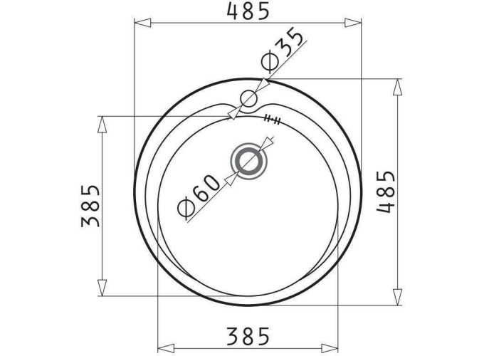 ΓΟΥΡΝΑ KIBA O48,5(O38,5) 1TH Φ60 GOF 10C