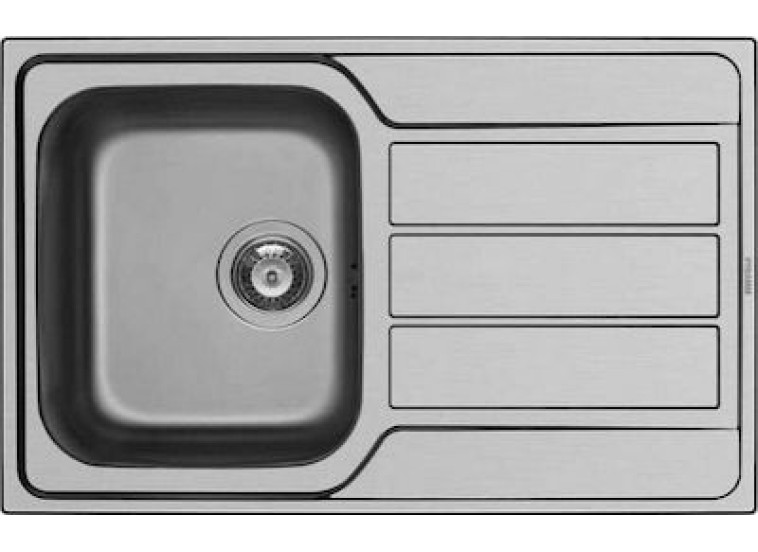 Ένθετος Νεροχύτης, Athena 1B 1D Inox Σατινέ, 79x50cm, Pyramis Ένθετος Νεροχύτης, Athena 1B 1D Inox Σατινέ, 79x50cm, Pyramis