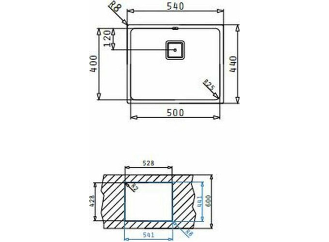 ΓΟΥΡΝΑ LUME 40Χ40Χ20 R25 (20) SQ123 RCOF FM C,V