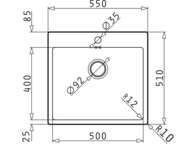 ΝΕΡΟΧΥΤΗΣ ISTROS FB 55x51 1B(50x40) (R12) 1TH O92 GOF FM C,V,SS
