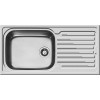 Ένθετος Νεροχύτης, Amaltia Plus 1B 1D Inox Σαγρέ, 100x50cm, Pyramis Ένθετος Νεροχύτης, Amaltia Plus 1B 1D Inox Σαγρέ, 100x50cm, Pyramis