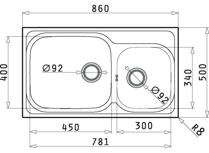 ΝΕΡΟΧΥΤΗΣ AMALTIA PLUS 86X50 2B LN 1TH O92 GOF