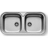 Ένθετος Νεροχύτης, Jumbo Twin 2B Inox Σατινέ, 96x48cm, Pyramis Ένθετος Νεροχύτης, Jumbo Twin 2B Inox Σατινέ, 96x48cm, Pyramis