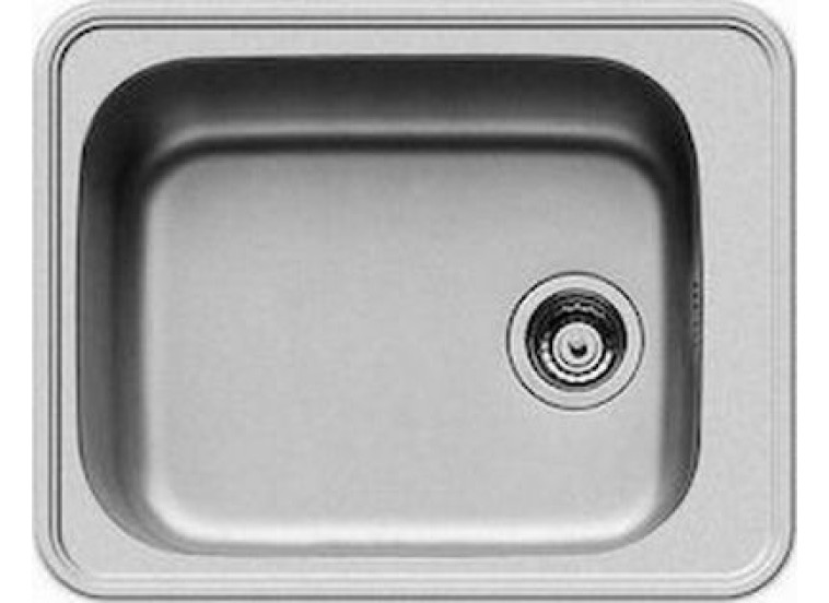 Ένθετος Νεροχύτης, Space Plus 1B Inox Σαγρέ, 61x48cm, Pyramis Ένθετος Νεροχύτης, Space Plus 1B Inox Σαγρέ, 61x48cm, Pyramis
