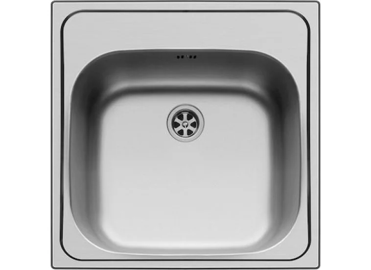 Ένθετος Νεροχύτης Inset 1B, 50x50cm Inox Σατινέ, Maidtec Ένθετος Νεροχύτης Inset 1B, 50x50cm Inox Σατινέ, Maidtec
