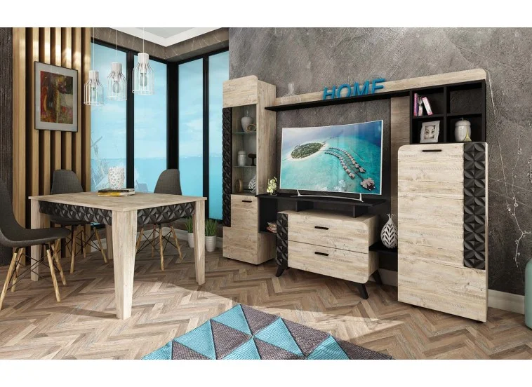 Σύνθετο Σαλονιού Nice, 222x43x185, Genomax | All4home Σύνθετο Σαλονιού Nice, 222x43x185, Genomax