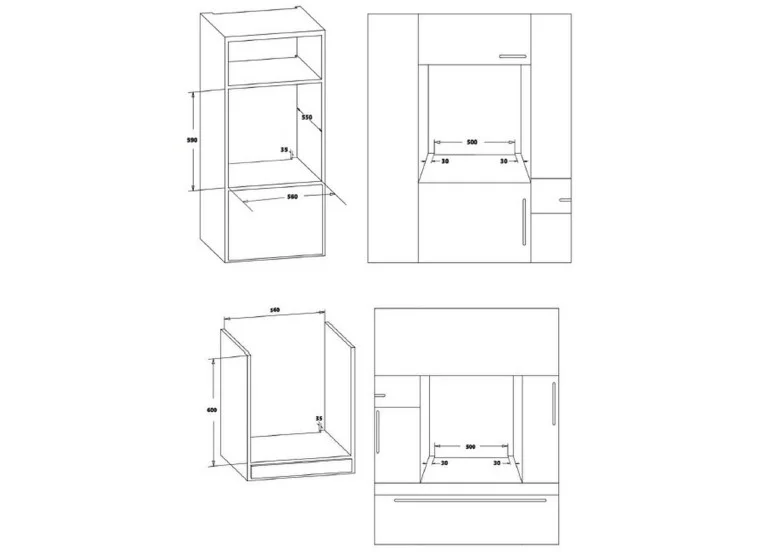 Φούρνος άνω Πάγκου, 79lt χωρίς Εστίες, Π56εκ., Inox, FCM 800A IX, Crown Φούρνος άνω Πάγκου, 79lt χωρίς Εστίες, Π56εκ., Inox, FCM 800A IX, Crown