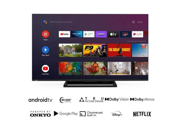 Smart Τηλεόραση 65" 4K UHD LED 65UA3E63DG (2024) Toshiba Smart Τηλεόραση 65" 4K UHD LED 65UA3E63DG (2024) Toshiba