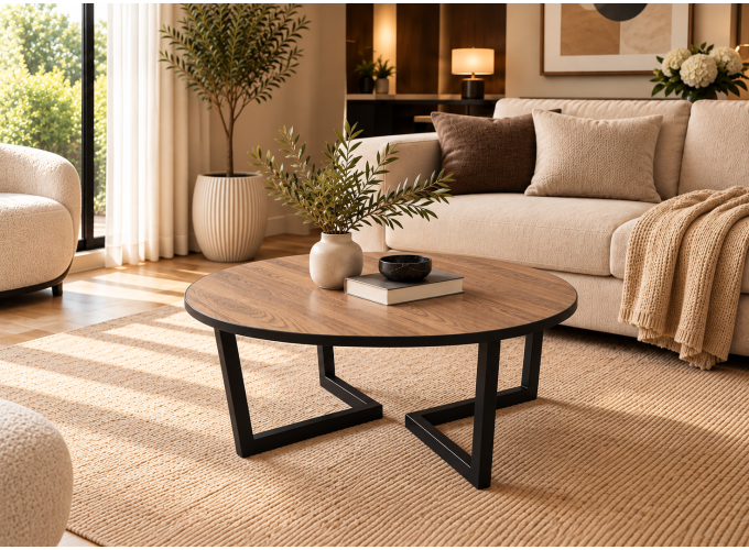 Τραπέζι σαλονιού Bartola-Ribbon Νο 9323, 80x40 εκ. , All4home