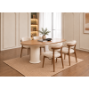 Σετ Τραπεζαρίας με 4 καρέκλες, Elio ,180x90x75 εκ. All4home