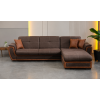 Γωνιακός καναπές-κρεβάτι, Alya Plus, Π 326×Υ 89×Β 187/88 εκ., All4home