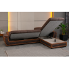 Γωνιακός καναπές-κρεβάτι, Alya Plus, Π 326×Υ 89×Β 187/88 εκ., All4home