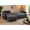 Γωνιακός καναπές-κρεβάτι, Gordion, Π 224 × Υ 84 × Β 170/97 εκ., All4home