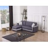 Γωνιακός καναπές-κρεβάτι, Newton, Π 245 × Υ 89 × Β 150/86 εκ., All4home