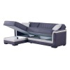 Γωνιακός καναπές-κρεβάτι, Newton, Π 245 × Υ 89 × Β 150/86 εκ., All4home