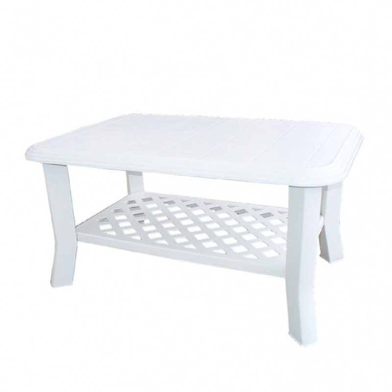Τραπέζι Niso Λευκό, 90x60x45 εκ., Genomax
