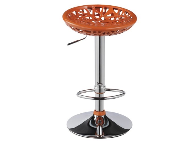 Σκαμπό μπάρ, Calypso 2, Πορτοκαλί 41/41/88 εκ. Genomax