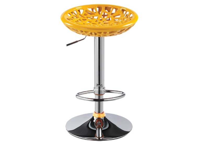 Σκαμπό μπάρ, Calypso 2, Πορτοκαλί 41/41/88 εκ. Genomax