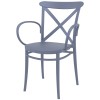 Καρέκλα Cross XL, 57x51x87 cm., Genomax | All4home Καρέκλα Cross XL, 57x51x87 cm., Genomax