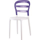 Καρέκλα Miss Bibi, Πολυανθρακικό, 42x50x85 εκ.. Genomax