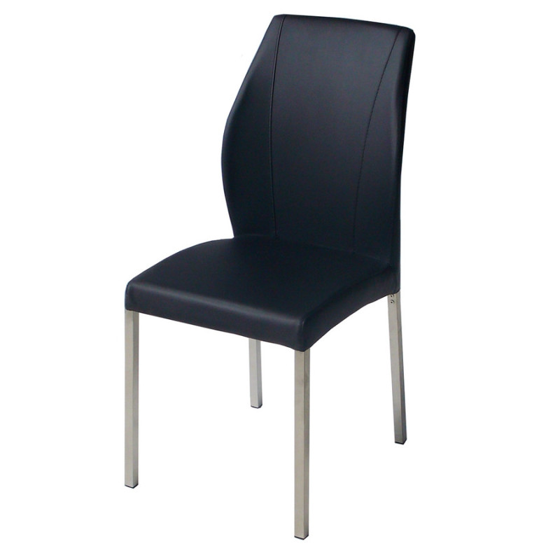 Καρέκλα, AM-381, Μαύρο 43/55/94 εκ. Genomax