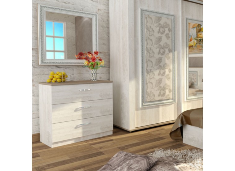 Τουαλέτα με ΔΩΡΟ καθρέφτη, Classiko, 74,5x44x70, Genomax Τουαλέτα με ΔΩΡΟ καθρέφτη, Classiko, 74,5x44x70, Genomax