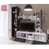 Σύνθετο Σαλονιού Lina Bosfor/Λευκό, 200/193/45 εκ., Genomax | All4home Σύνθετο Σαλονιού Lina Bosfor/Λευκό, 200/193/45 εκ., Genomax