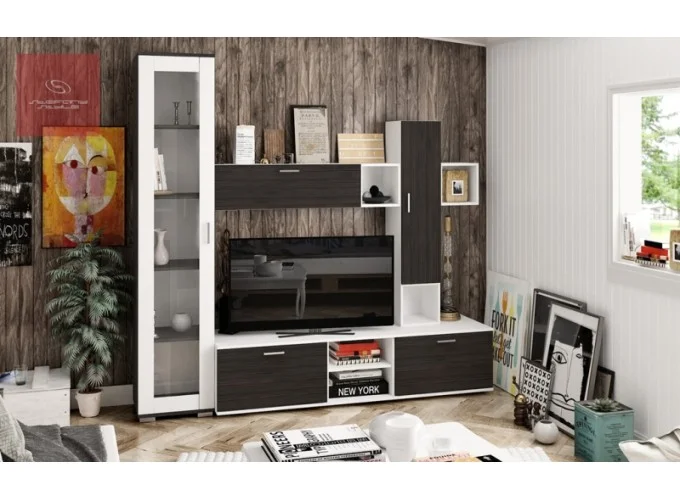 Σύνθετο Σαλονιού Lina Bosfor/Λευκό, 200/193/45 εκ., Genomax Σύνθετο Σαλονιού Lina Bosfor/Λευκό, 200/193/45 εκ., Genomax