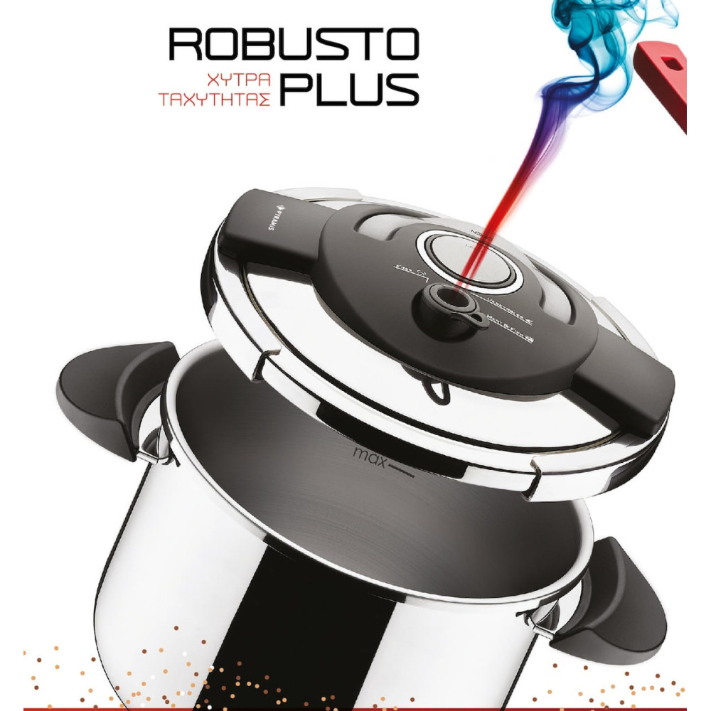 Χύτρα Ταχύτητας 10lt, Robusto Plus, Pyramis Χύτρα Ταχύτητας 10lt, Robusto Plus, Pyramis