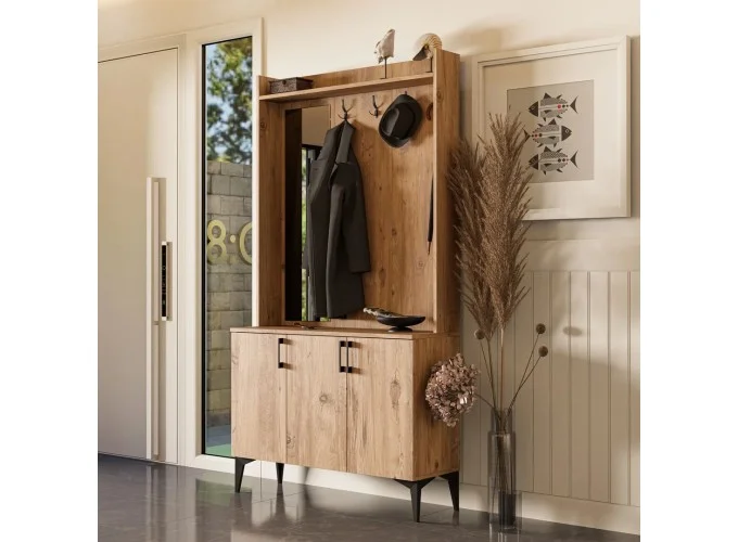 Έπιπλο Εισόδου Inca 5100, 105x35x198 εκ.,All4home