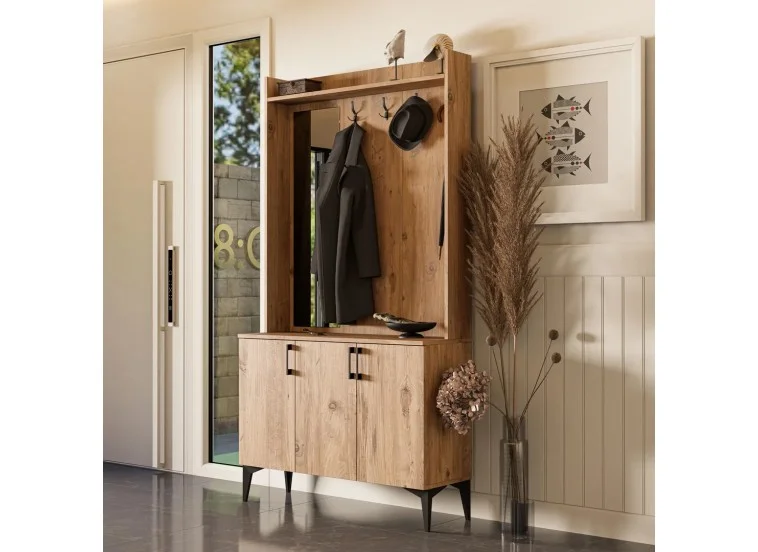 Έπιπλο Εισόδου Inca 5100, 105x35x198 εκ.,All4home